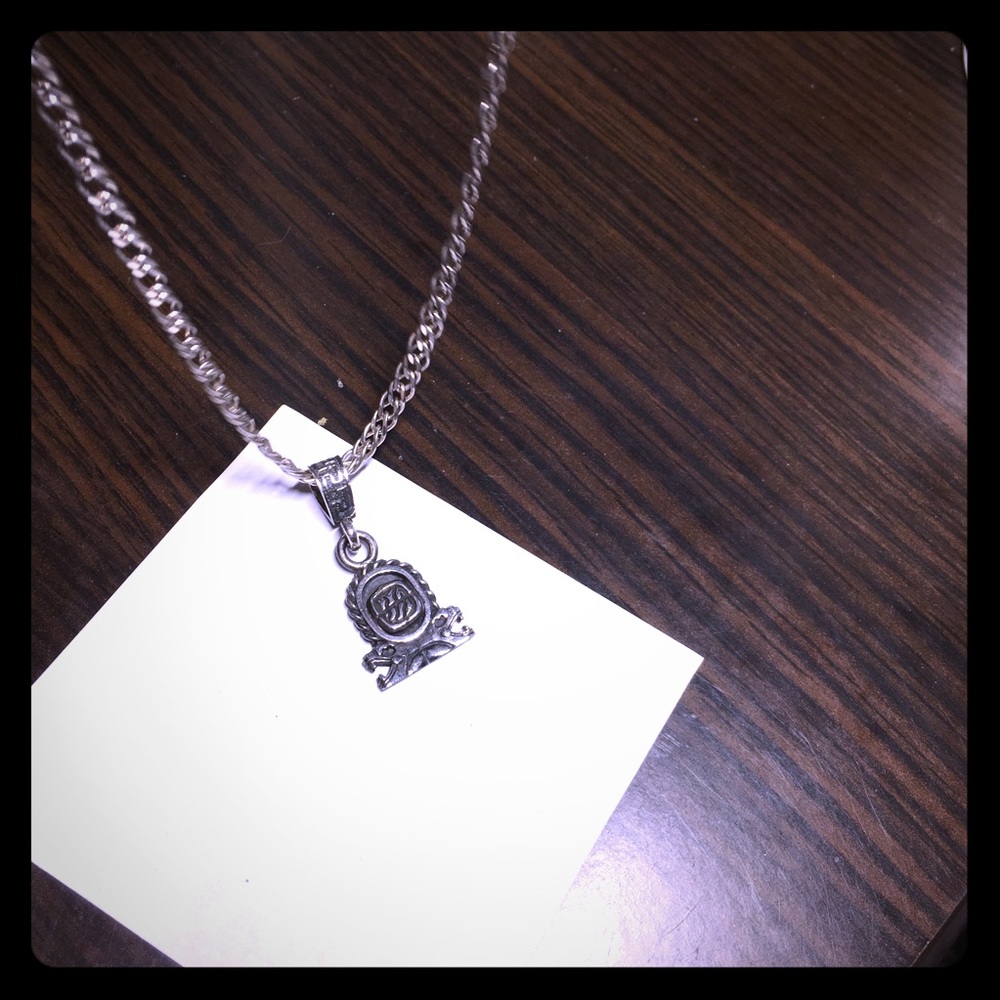 Sterling Silver Men’s Chain Necklace Pendant